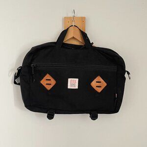 Topo Designs Mountain Briefcase - Black - 14L 1000 Cordura